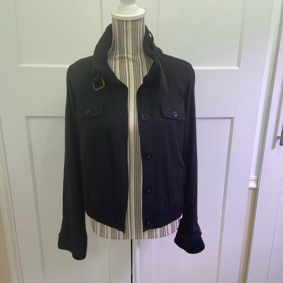 Body By Victoria Wool Jacket with Belted Collar - Picture 3 of 8